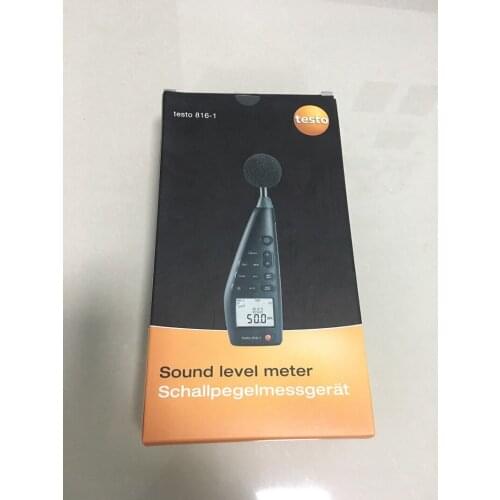 Testo 816-1 31000 Readings Integrated Memory Sound Level Meter 0563 8170 For Public Places/Industry/Production