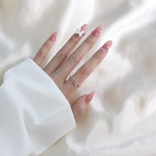 New Korean Creative Jewelry Opening Adjustable Ring Temperament Female Heart-shaped Fashion Bridal Jewelry Wedding Gift 2021