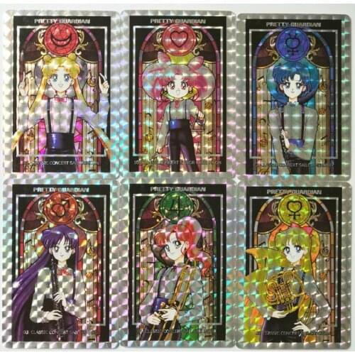 10pcs/set Sailor Moon Childhood Memory Toys Hobbies Hobby Collectibles Game Collection Anime Cards