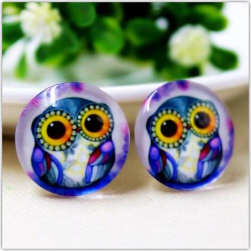 154216-7 , round Glass Cabochon dome Flat Back Beads, DIY handmade beads, clothing accessories