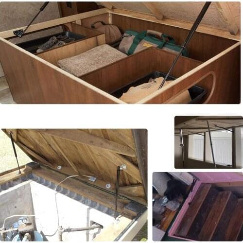 19.7inch/500mm Force 150Lbs/668N Pickup Truck Cap Tool Box Utility Box Lid Topper Camper Shell Gas Struts Lift Support Dampers