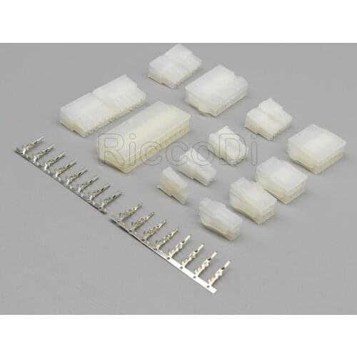 2-5PCS 5557 5559 2x2/3/4/5/6/7/8/9/10/11/12Pin 4.2mm Pitch Terminal/Housing/Pin Header Wire Connector Adaptor 5557 5559 Kits