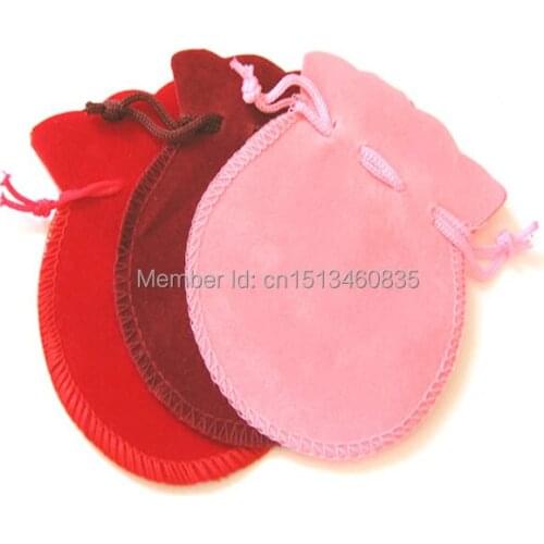 500pcs/lot CBRL velvet drawstring jewerly bag/pouch for cosmetic/vanilla ,Size can be customized,Various colors,wholesale