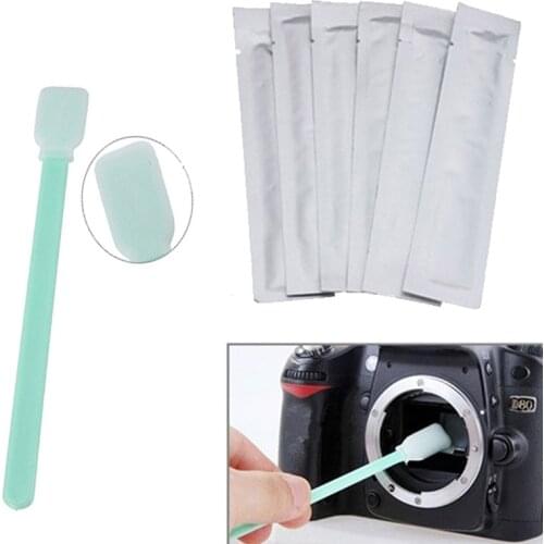 6PCS Wet Sensor Cleaner CMOS CCD SWAB for D-SLR,Filters, Optics lens,LCD FOR Camera Cleaning PAD CCD/CMOS SWAB