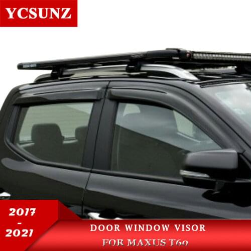 ABS Door Window Visor Deflector For Maxus T60 ldv ute 2017 2018 2019 2020 2021 pickup truck car accessories Ycsunz