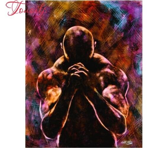 TOUOILP Full Square/Round Drill 5d diy Diamond Painting"Give Me Strength"Embroidery Cross Stitch Mosaic Home Decor Gift