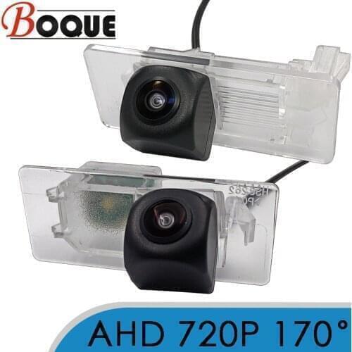 BOQUE 170 Degree 1280x720P HD AHD Car Vehicle Rear View Reverse Camera For Skoda Octavia A7 Rapid Spaceback Fabia 3 Superb Combi