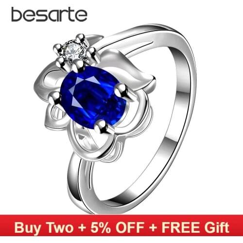 Кольца с фианитами для женщин BESARTE China At AliExpress