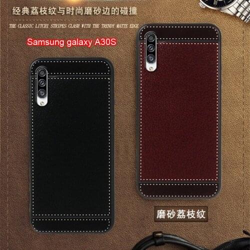 Cover for Samsung galaxy A30S Dual SIM Case SM-A307G 6.4 inch Soft Black silicone Phone Funda for Samsung galaxy A30S Cases