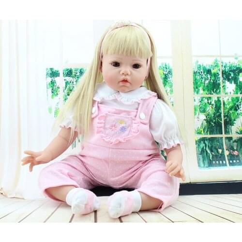 Baby Soft Silicone Newborn Dolls Baby Dolls Kids Birthday Gift Simulation Dolls Early Education Dolls Movie Early Learning Toys