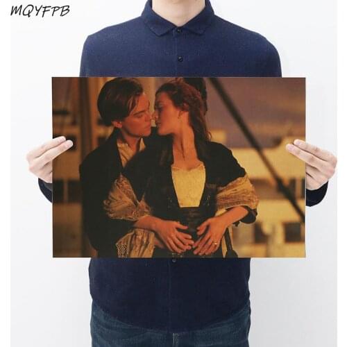 Classic Movie Titanic Kraft Paper Wall Sticker Poster Household Decoration Painting Gift