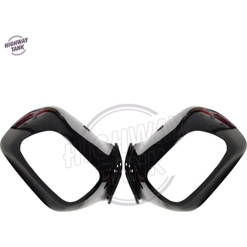 Left & Right Black Motorcycle Rear View Mirrors Cover case for Honda Goldwing GL 1800 F6B 2013 2014 2015