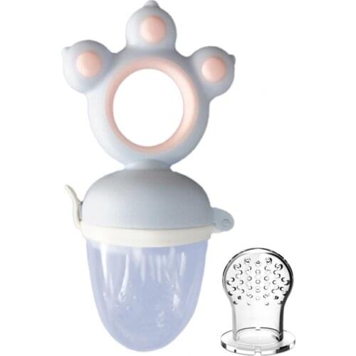 Food Nibbler Ergonomic Design Multifunctional BPA Free Baby Fruit Vegetables Food Pacifier for Boys Girls