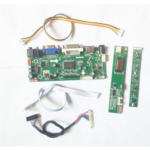 For LP141WX1-TLA4/TLA5 1280*800 14.1 HDMI-Compatible-Compatible+VGA+DVI LVDS 30Pin CCFL LCD M.NT68676 screen controller board