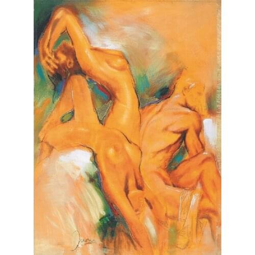 Modern Sex nude oil painting abstract art painting picture print on canvas home decor canvas wall art
