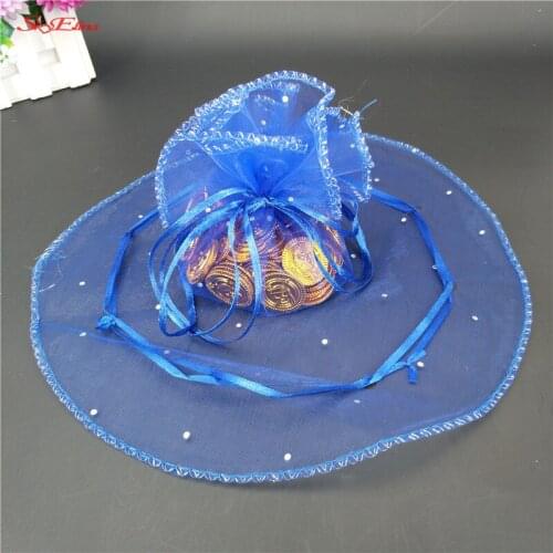 Diameter 26/35cm Round Bottom Organza Yarn Bag Eugen Packaging Bags Wedding Jewelry Pouches Gift Bag 5Z