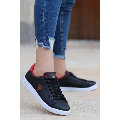 US Polo Black White Women 'S Shoes