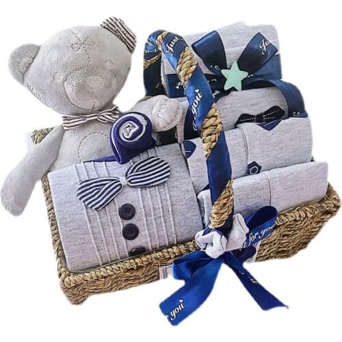 Zq Newborn Baby Girl Gift Set Full Moon High-End Gift Hundred Days Baby Gift Box