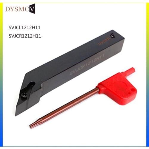 1pc SVJCL1212H11 SVJCR1212H11 Turning Tool Holder Turning Tool External Lathe CNC Metal Cutting Tool