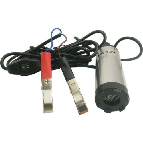 12l/min Dc Electric Submersible Pump For Pumping Diesel Oil Water Fuel Transfer Pump Oil Suction Pump YELLOW/SILVER