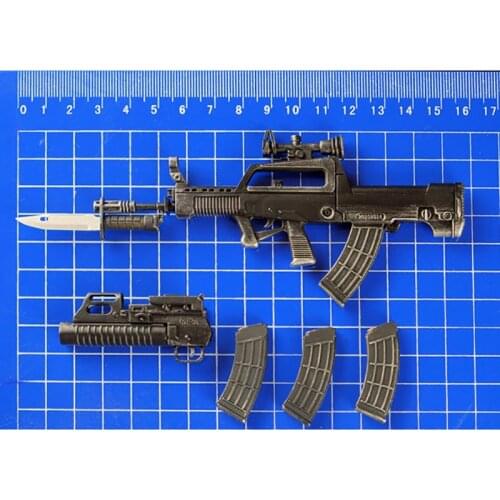 16CM Static Decoration 1/6 Soldier Qbz-95 Model Main Weapon Various Forms Of Accessories Detachable And Unable To Launch
