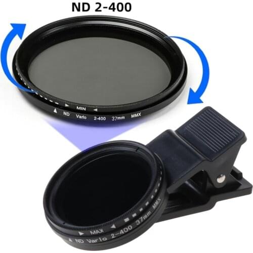 2021 New Photography Portable Camera ND2 To 400 Mobile Phone Neutral Density ND Filter