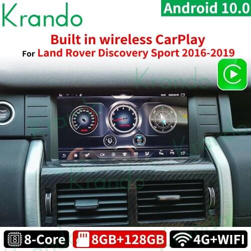 Krando 10.25" 4G 64G car radio multimedia player android 9.0 system For Land Rover Discovery 5 2016-2019 Harman System