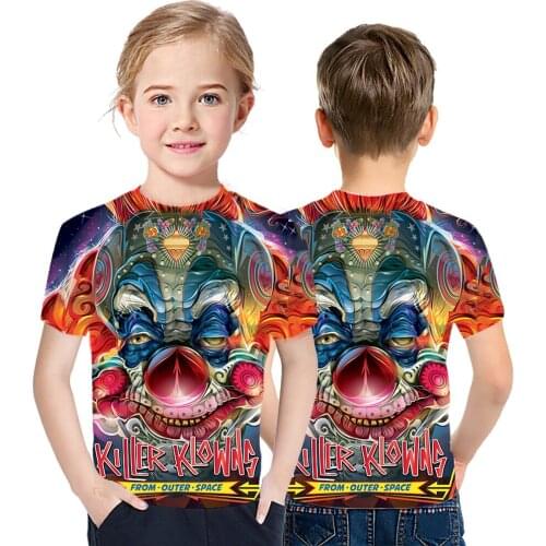 Cheap Wholesale Summer 3D Printing Killers Personality Harajuku Boys And Girls T-Shirt For Outdoor Clothing Cool Short Sleeves