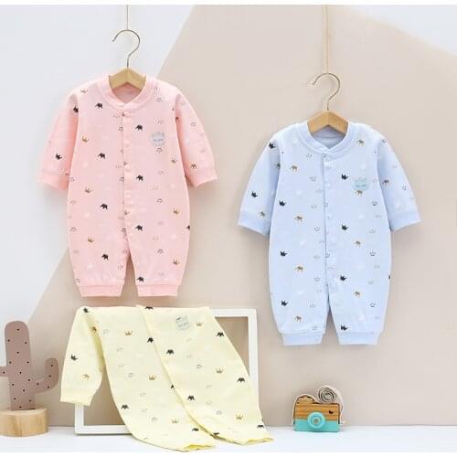 Baby Clothes Newborn Baby Romper Infant Baby Boys Girls Long Sleeve 2021 Cartoon Rompers Jumpsuit Clothes Overalls For Children