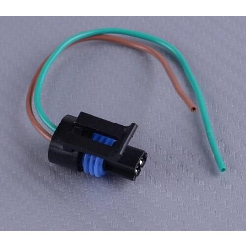 DWCX 15.8 cm Plastic Car Engine Coolant Temperature Sensor Connector Wire Fit for GM DELPHI 12162193