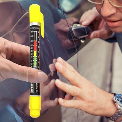 Russian Auto Lak Test Car Paint Thickness Tester Meter Gauge Crash Check Test Paint Tester With Magnetic Tip Scale Indicate
