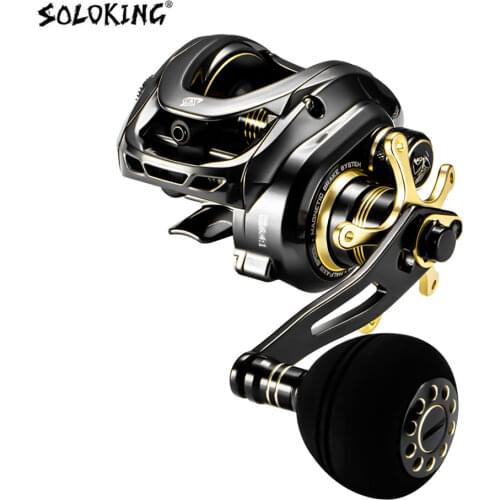 GKA300 Baitcasting Reel Magnetic Brake System Fishing Reel 9.5KG/22LB Max Drag 9+1 BB 7.2:1 High Speed Fishing Coil Drag Reel