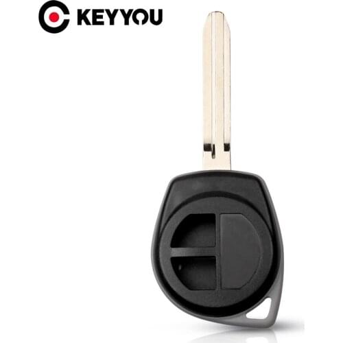 KEYYOU NEW 2 Button Remote Key Fob Shell Case Replace For SUZUKI Grand Vitara Swift SX4 VAUXHALL AGILA