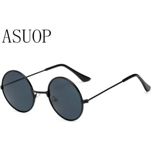 2019 new men and women childrens sunglasses round retro fashion childrens glasses classic brand design metal sunglasses