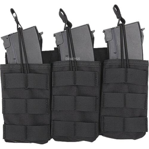Molle System Double Open Top M4 Magazine Pouch Airsoft Tactical AK AR M4 AR15 Rifle Pistol Single Triple Magazine Pouch