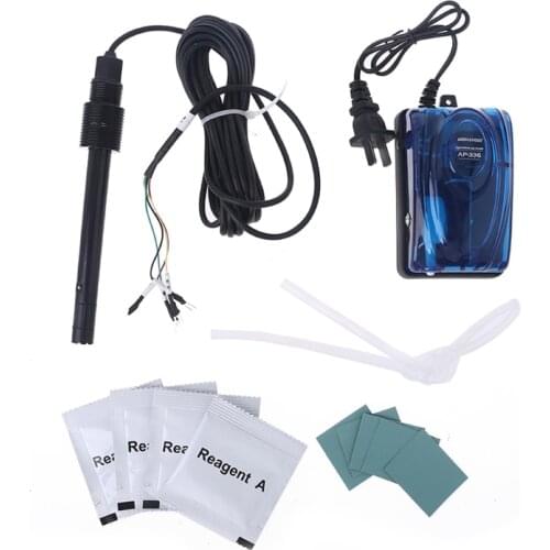 Industrial Online Dissolved Oxygen Monitor Aquaculture Dissolved Oxygen Tester DO Controller Meter with Alarm Dual Relay