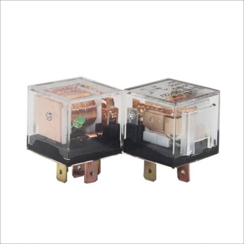 80A transparent double contact automotive relay automotive relay high power waterproof safety and practical application for most