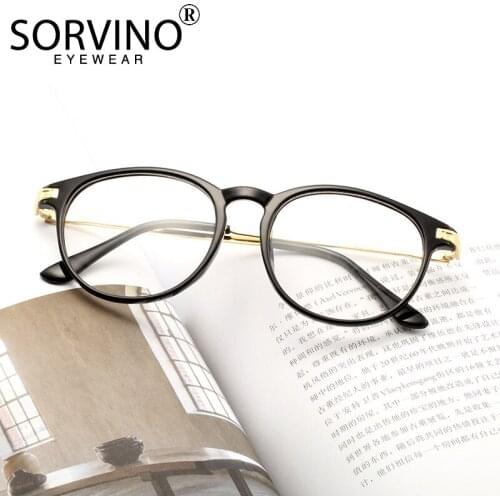Retro 90s Black Round Frame Glasses 2021 Women Design Fashion Leopard Frame Student Metal Flat Mirror Casual Eyeglasses Oculos