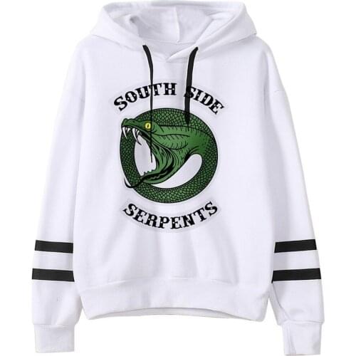 Riverdale South Side Serpents Hoodie Sweatshirts SouthSide Funny SNAKE Print Women/Men Hooded Pullover Tracksuit Female Hoodies