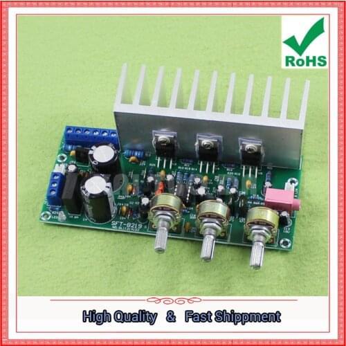 TDA2050 + TDA2030 2.1 three-channel/way module subwoofer amplifier board finished board foot 60W 0.6KG