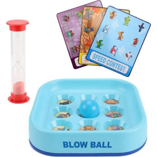 Lung Capacity Training Blowing Ball Game Chess Parent-child Interactive Toy