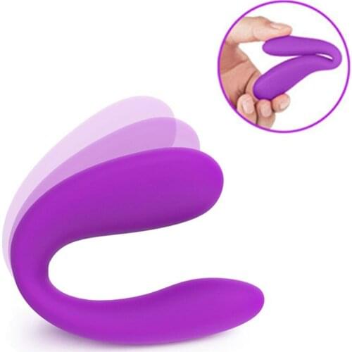 Sex U Type Vibrator Dildo Sex Toys For Couples Anal Vibrator Strapon Dual Motor Vibration Adult Sex Toys for Woman Vibe Massager