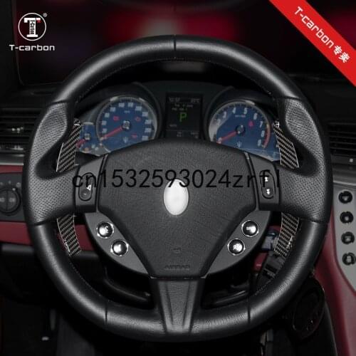 For Maserati Quattroporte GT Ghibli Steering Wheel Replace Shift Paddle Carbon Fiber Modification