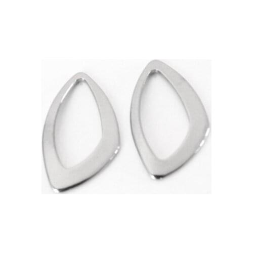 10pcs/lot 16*29mm stainless steel Connector Metal Alloy Pendant For DIY bracelet Jewelry Making xd4f