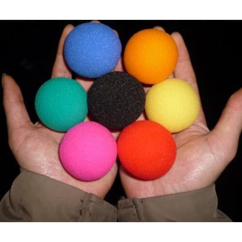 100pcs/lot Super Sponge Ball (2.5cm) Magic Trick Stage Close Up Magia Appear Magie Mentalism Illusion Gimmick Props Accessories