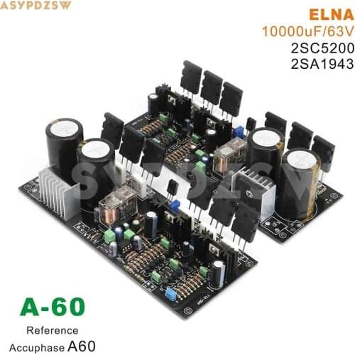 2 CH A-60 Complementary push-pull power amplifier Reference accuphase A60 circuit DIY Kit/Finished board