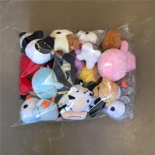 40PCS Little Mix Plush Animal 9-15CM Stuffed Toy Doll ; Kids Little Small Pendant Plush Decoration