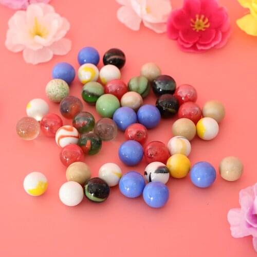 45pcs 16mm Colorful Glass Marbles, Marble Run Game, Marble Ball for Vase Filler & Fish Tank Decor