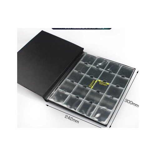 10 Pages 200 Compartments Coins Storage Book Commemorative Coins Collection Book Small Sized Coins Stock Album 4 Colors