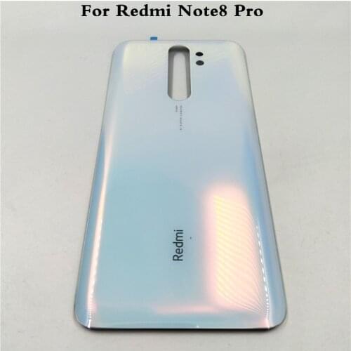 Original Glass Battery Rear Case For Xiaomi Redmi Note8 Pro Note 8 Pro Battery Back Cover Back Housing shell
